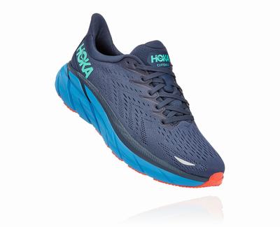 Hoka One One Clifton 8 Férfi Ortopéd Cipő - Kék [H5138-432]